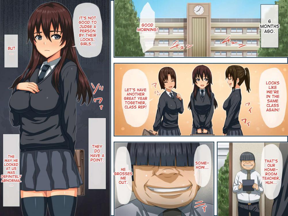 Hentai Manga Comic-The Disgusting Teacher Used Hypnosis to Impregnate all the Girls in Class!-Read-3